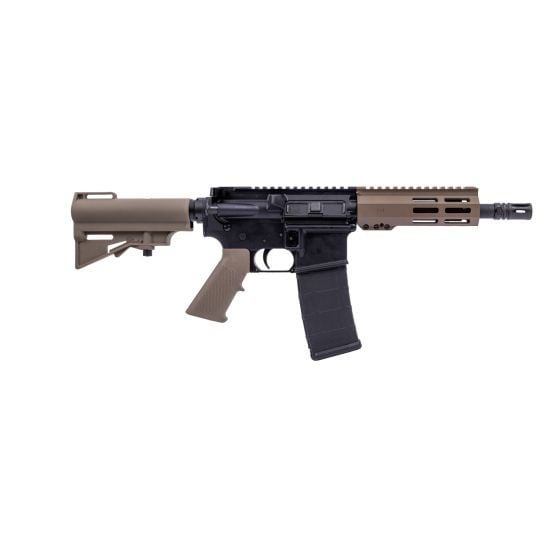 PSA 7.5" 300 Blackout Phos 6" Lightweight Hex M-Lok Classic HAR-15 Pistol, FDE