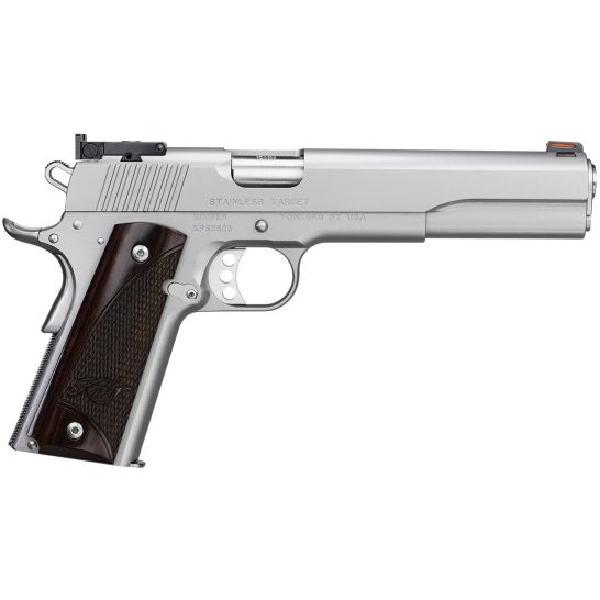 Kimber Stainless Target LS 10mm 6" 8rds, Satin Silver