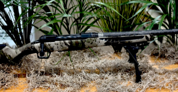 Savage 110 Ultralite 7mm PRC 22″ Threaded Carbon Fiber Wrapped Barrel Woodland Camo 58034