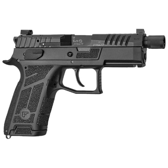 CZ P-09 C Nocturne SR 4.5" Threaded 9mm 17rd Pistol, Black