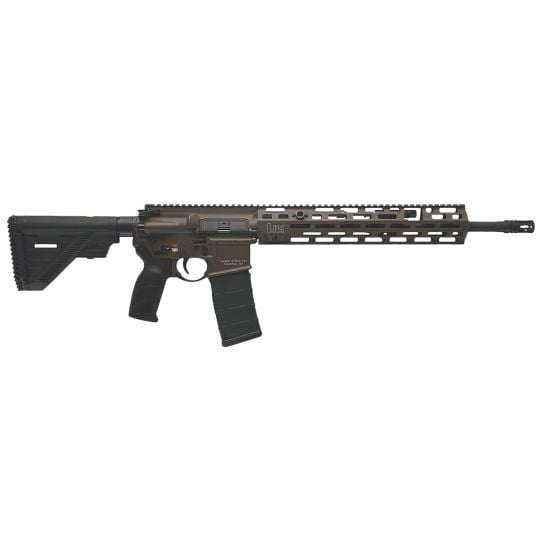 HK MR556 A4 16.5" 5.56x45mm Ambi Rifle, Patriot Brown