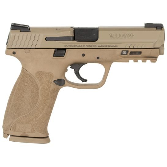 Smith & Wesson M&P M2.0 17rd 4.25" 9mm Pistol w/ TruGlo TFX Sights, FDE