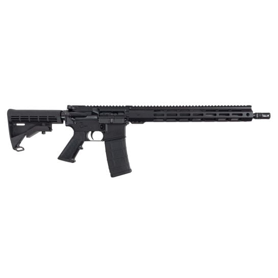 PSA 16" Mid-Length 5.56 NATO 1/7 Nitride 15" Lightweight Hex M-Lok Classic Rifle