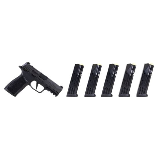 Sig Sauer P365 TACPRO X-Series 3.7" 9mm Pistol, Manual Safety W/ (5) 10rd & Savior Bag