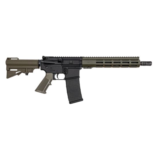 PSA 11.5" Carbine-Length 5.56 1/7 Phosphate 10.5" Hex MLOK Classic HAR-15 Pistol, ODG