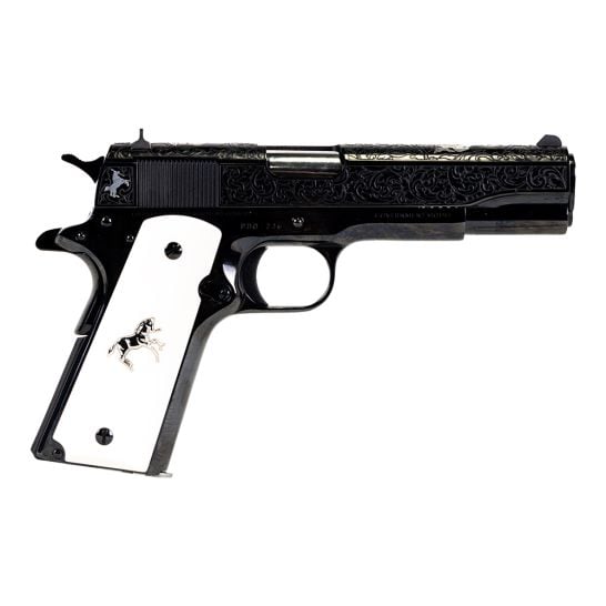 Colt 1911 Potro De Plata 5" .38Sup Engraved 9rd Pistol