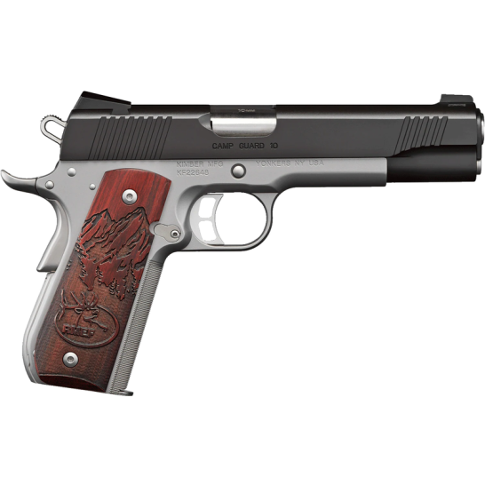 Kimber Camp Guard 10 10mm 5" 8rds, Satin Silver
